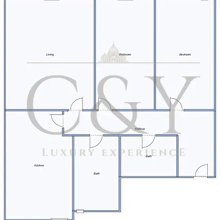 C&y - Vaticano St Peter - Luxe Penthouse Flat